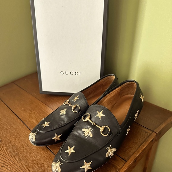 Gucci Bees & Stars Horsebit Loafer 39 - Picture 1 of 4